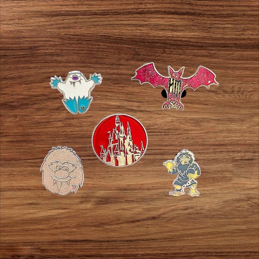 5 Disneyland Haunted Mansion, Matterhorn Disney Parks Trading Pins, Plus 2 Bonus